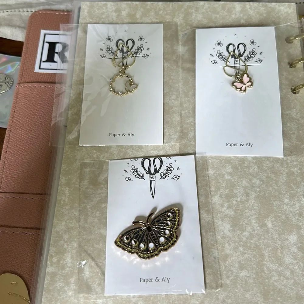 Paper & Aly clip charms and magnet enamel clip NWT bundle 3